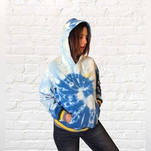 WARM Tie Dye Boyfriend Hoodie ~ NWT